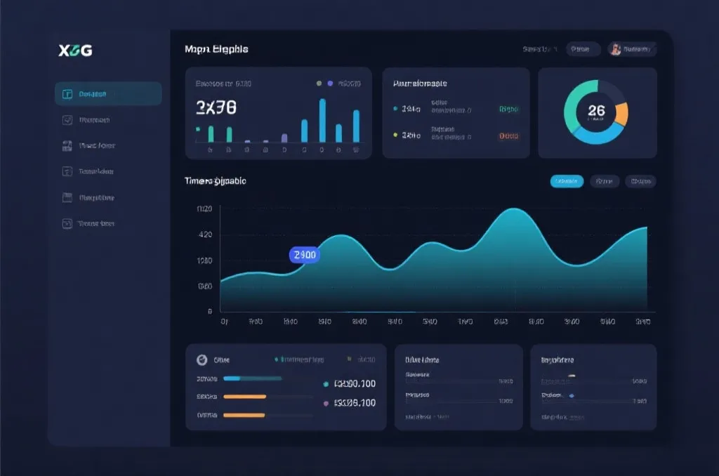 仪表盘可视化:xG曲线与事件时间轴